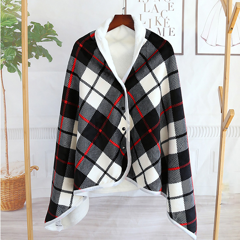 Cashmere Throw Blanket - 5V Indossabile Riscaldamento Coperta Elettrica Scialle