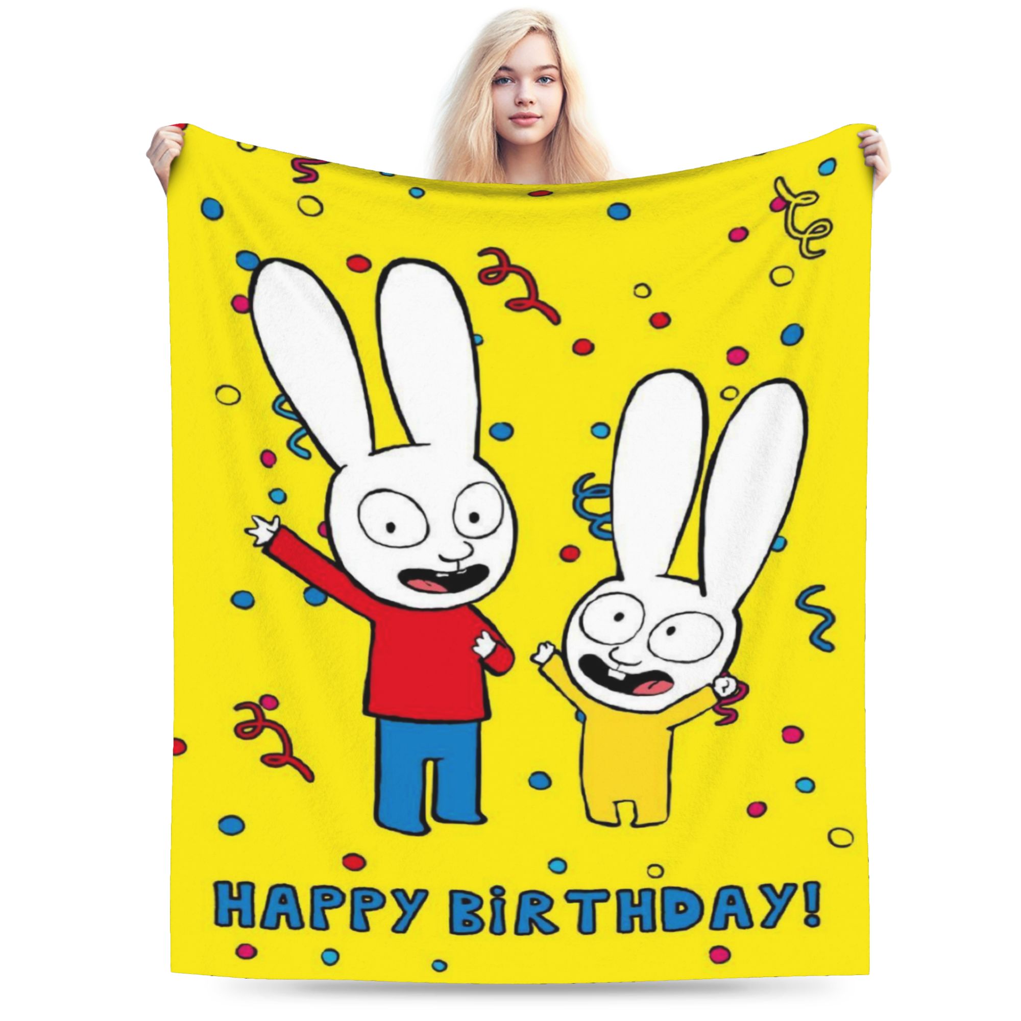 Cashmere Throw Blanket - Coperta Super Morbida S-Simon Super Rabbit