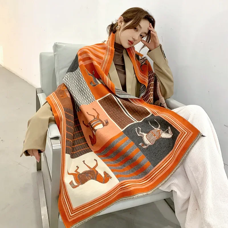 Cashmere Throw Blanket - Coperta da tiro Sciarpa di cashmere