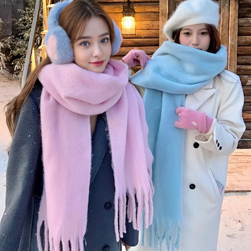 Cashmere Throw Blanket - Sciarpa invernale per donna Cashmere caldo