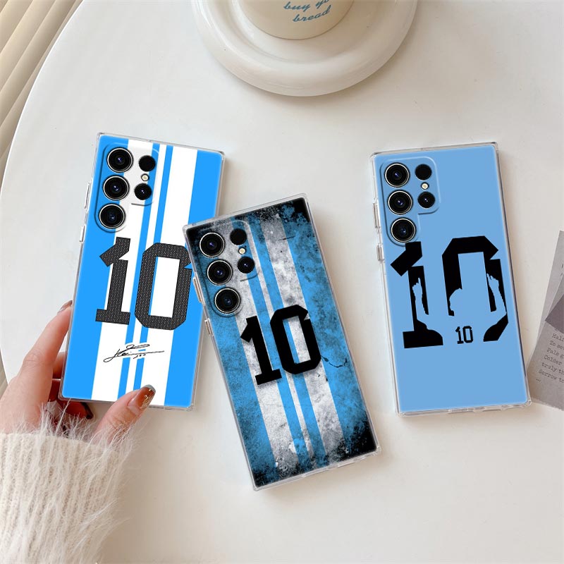 Samsung Galaxy S24 - Cover Trasparente Cool con Numero 10