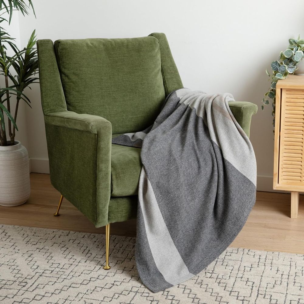 Coperta da tiro in puro cashme - Cashmere Throw Blanket recensione e prezzo
